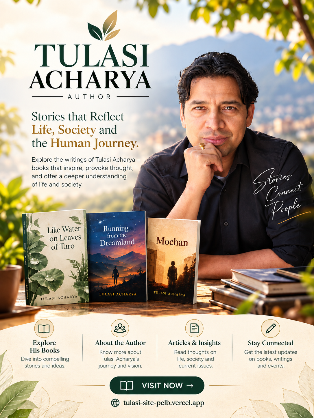 Dr. Tulasi Acharya Promotional Flyer